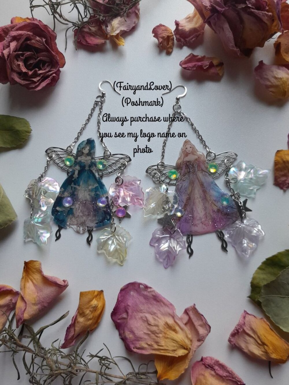 Dragonfly wing chandelier earrings, fairycore goddess gifts